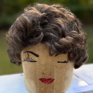 NEW Gabor Flexlite Wig Kanekalon Personal Fit Cap Short Curly Brown #10